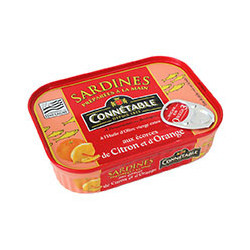 Filets de sardines à la sauce armoricaine 115g - Conserverie courtin